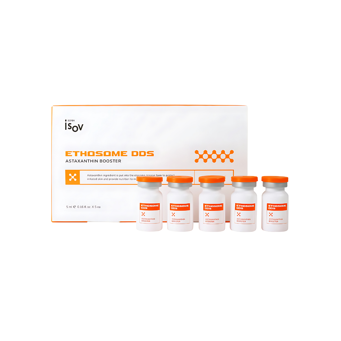 Ampoules de soin booster Ethosome DDS Astaxanthin