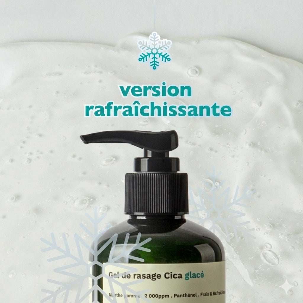 Gel de Rasage Cica Effet Glacé