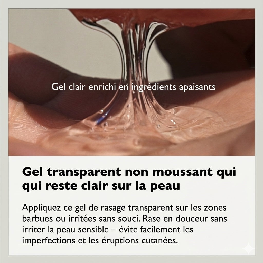 Gel de Rasage Cica Effet Glacé