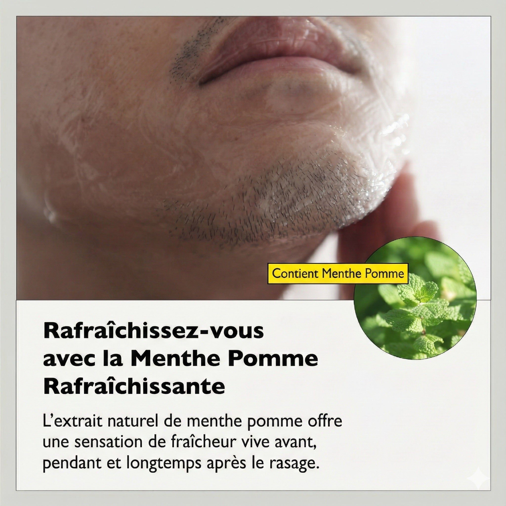 Gel de Rasage Cica Effet Glacé