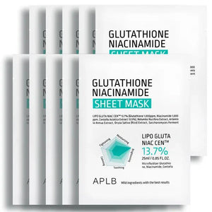 APLB Glutathion Niacinamide Sheet Mask (10 Pcs) - Kahng
